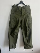 1952 Korean War US Army M1951 Shell Field Cargo Trousers Medium Pants Vintage picture
