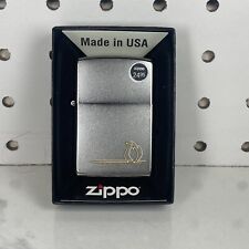 ZIPPO Spring Special, Flame Logo, Satin Chrome Laser Two Tone, 49210 NEW IN BOX picture