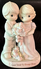 Precious Moments Figurine Love Vows To Always Bloom 129097 from 1995 Wedding picture