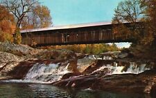 Vintage Postcard Swiftwater Bath Wild Ammonoosuc Burr Type New Hampshire NH picture