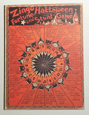 *Halloween* Postcard: Zingo Fortune/Stunt Game Vintage Image~Reproduction picture