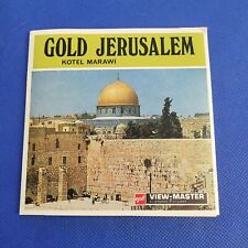 Gaf C822 Gold Jerusalem Kotel Marawi Jerusalem view-master 3 Reels Folder Packet picture