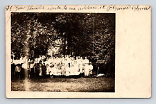 RPPC Portrait Large Family Posted From Sargeant Minnesota MN Postcard picture