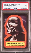 1977 Topps - #7 Lord Darth Vader - Star Wars Sticker - PSA 3 VG picture