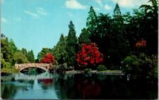 Victoria B C British Columbia Goodacre Lake Beacon Hill Park. Vintage Postcard picture