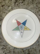 Vintage Masonic Plate 23 K Gold picture