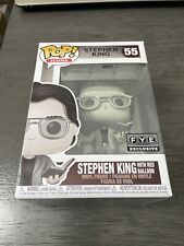 FUNKO POP ICONS STEPHEN KING WITH RED BALLOON  # 55 EXCLUSIVE FYE  picture