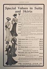 1902 AD(M8)~THE NATIONAL CLOAK CO. NYC. TAILOR MADE SUITS AND SKIRTS picture