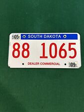 Rare SOUTH DAKOTA Commercial Dealer License Plate. Expired 2007 #88 1065 picture
