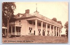 Postcard Washington's Mansion Mount Vernon Virginia VA picture