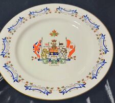 BEAUTIFUL AYNSLEY 'CENTENNIAL OF THE CANADIAN FEDERATION' PLATE, 1867 - 1967 picture