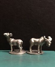 85 Rawcliffe Pewter Big Horn Ram Sheep Moose Animals Diorama Miniature Figurine picture