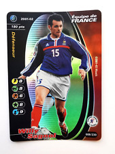 2001-02 Wizards Football Champions Ligue 1 Willy Sagnol Team de France Foil #8 picture