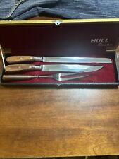 Vintage Hull Stainless 3 Piece Carving Set in Original Box picture