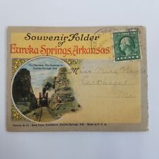 Antique Eureka Springs Arkansas Souvenir Folder 18 Pictures 1930s picture