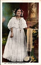 Postcard Typical Panamanian Girl Wearing a Pollera Costume, Panama picture