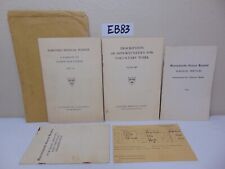 VINTAGE 1939 1940 HARVARD MEDICAL SCHOOL PAPERS VOLUNTARY WORK COURSE BOOKLETS picture
