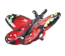 Ganz World Miniature Mini Glass Collectible Figurine RED BUTTERFLY 1
