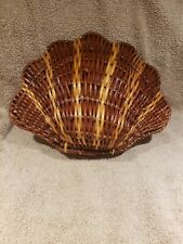 Vintage Clam Shell Shaped Basket picture