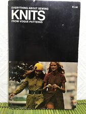 Vintage Everything About Sewing Knits Vogue Patterns 1971 Hancocks picture