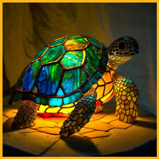 Turtle Animal Stained Glass Table Lamp picture