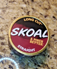 Skoal Can March 20 2010 Pre Warning Lid Skoal Straight Long Cut picture