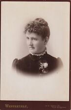 Photo of No-Nonsense Woman by Westervelt Los Angeles, Ca c. 1889 Lovely Corsage picture