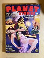 Planet Stories Vol 2 #9 Winter 1944 Pulp Magazine Bradbury picture