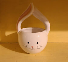 Ceramic Easter Bunny Basket Ceramic Teleflora gift Basket Excellent picture