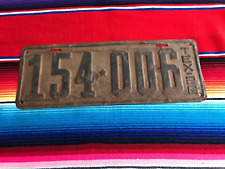 1926 TEXAS PASSENGER LICENSE  PLATE 154006 picture
