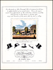 1931 John Cavanagh Ltd Compleat Hatter men's hats vintage art print ad XL15 picture