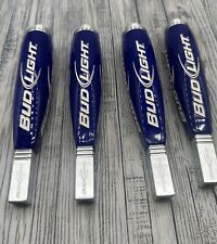 Bud Light Draft Beer Tap Handle Blue/White & Aluminum 