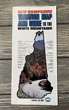 Vintage New Hampshire Vacation Map And Guide To The White Mountains Brochure  picture