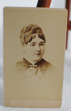 Antique CDV Photo of Victorian Dressed Woman Shane 1316 Girard Avenue. Philada, picture