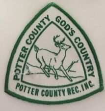 Potter County Rec. Inc God s Country advertising patch 4 X 4 #7037 picture