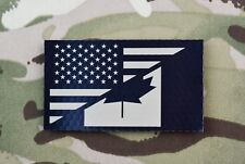 Infrared US/Canada Friendship Flag Uniform Patch US Canada Military IR  picture