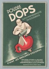 Poudre DOPS Antique MEDICAL Poster-Art Style French ADVERTISING Stomach PARIS picture