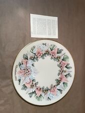 Lenox 1993 Colonial Christmas Wreath Plate Georgia the Thirteenth Colony VTG picture