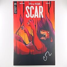 DISNEY VILLAINS SCAR #1 Fraley 1:250 Variant Cover S SGND &CGC Cert (PRIORITY) picture