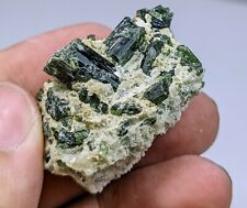 Natural Aesthetic Green diopside specimen from Afghanistan, weight 28 grams picture