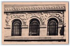 c1940s Sculptural Detail Fidelty-Philadelphia Trust Building PA Vintage Postcard picture