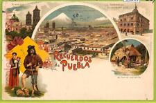 ah0203 - MEXICO - VINTAGE POSTCARD - Memories town - 1906 picture