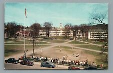 Dartmouth College Softball Game Old Cars Hanover, NH Students Vintage Postcard picture