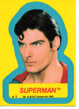 1980 TOPPS SUPERMAN II VINTAGE TRADING STICKERS (YOU PICK) NEAR MINT TO MINT picture
