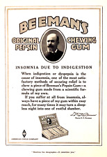 BEEMAN'S ORIGINAL PEPSIN CHEWING GUM—VTG 1929 ADVERTISEMENT—ORIGINAL PRINT AD picture