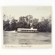 Broad Ripple Indianapolis Paddleboat Photo c1898 White River Steamer Boat B1593 picture