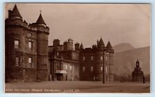 RPPC Holyrood Palace EDINBURGH Scotland UK Postcard picture