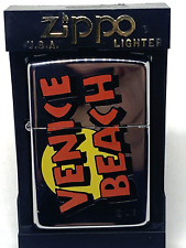 Zippo Lighter Venice Beach 1993 Used in Excellent Condition picture
