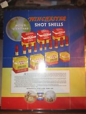 VINTAGE Winchester WESTERN Shotgun Shell Ammunition PRINT AD 12