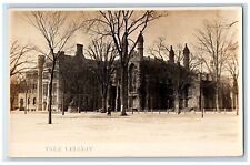 c1910's Yale University Library New Haven Connecticut CT RPPC Photo Postcard picture